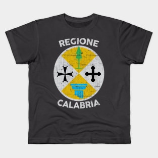 Regione Calabria / Vintage Style Italiano Design Kids T-Shirt